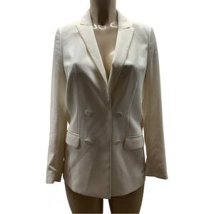 Express Size Small Cream Double Busted Blazer Jacket. Preloved